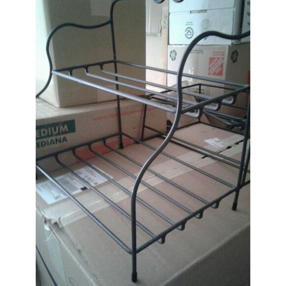 8 Rubber Feet for Longaberger Wrought Iron baker Paper Sm Corner Stand racks NEW - Picture 3 of 5